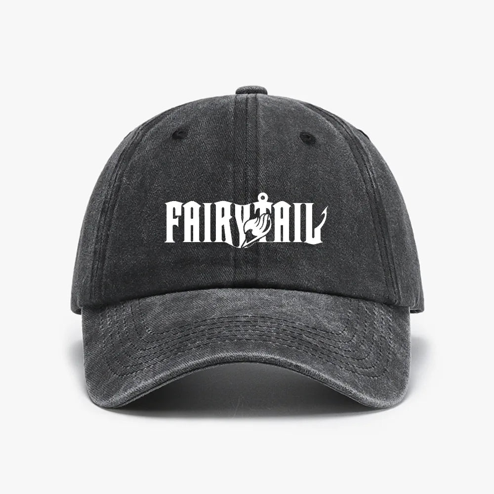 Anime Fairy Tail Print Baseball Cap Fashion Vintage