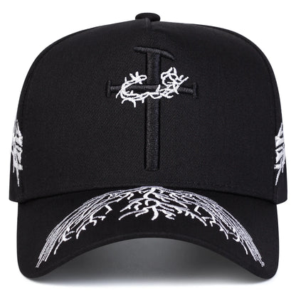 Unisex Iron Wire Nail Embroidery Baseball Caps Spring Autumn