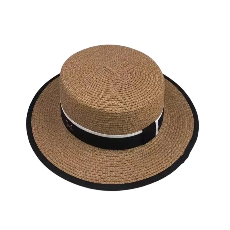 Women's Spring And Summer British Houndstooth Top Hats
