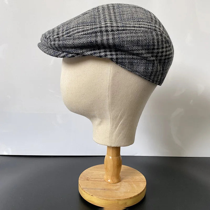 Vintage Men Beret Newsboy Hats Classic Painter Hat