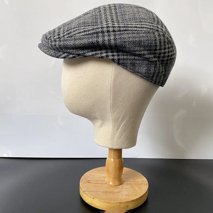 Vintage Men Beret Newsboy Hats Classic Painter Hat