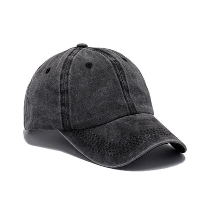 2026 Vintage Washed Denim Baseball Cap 100% Cotton Dad Hat
