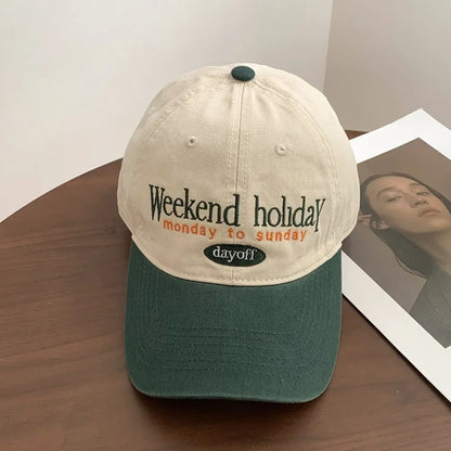Retro Baseball Cap Versatile Sunscreen And Shading Hat