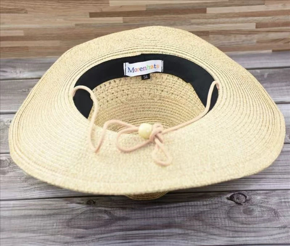 Summer Big Head XXXXL62cm Straw Sun Hats Men