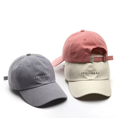 Letter Embroidered Baseball Cap For Women Spring Summer