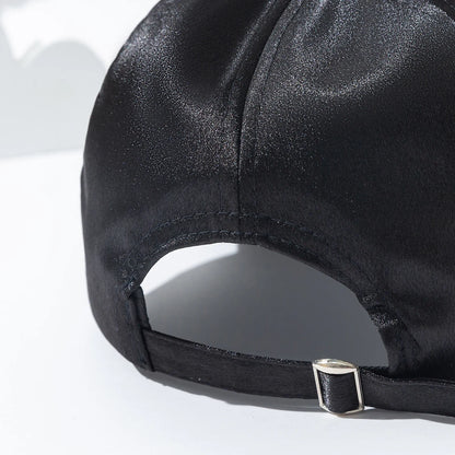 Korean Style Sequined Diamond Letter A Baseball Cap