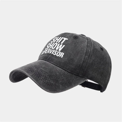 Four Seasons Cotton Letter Print Casquette Baseball Cap