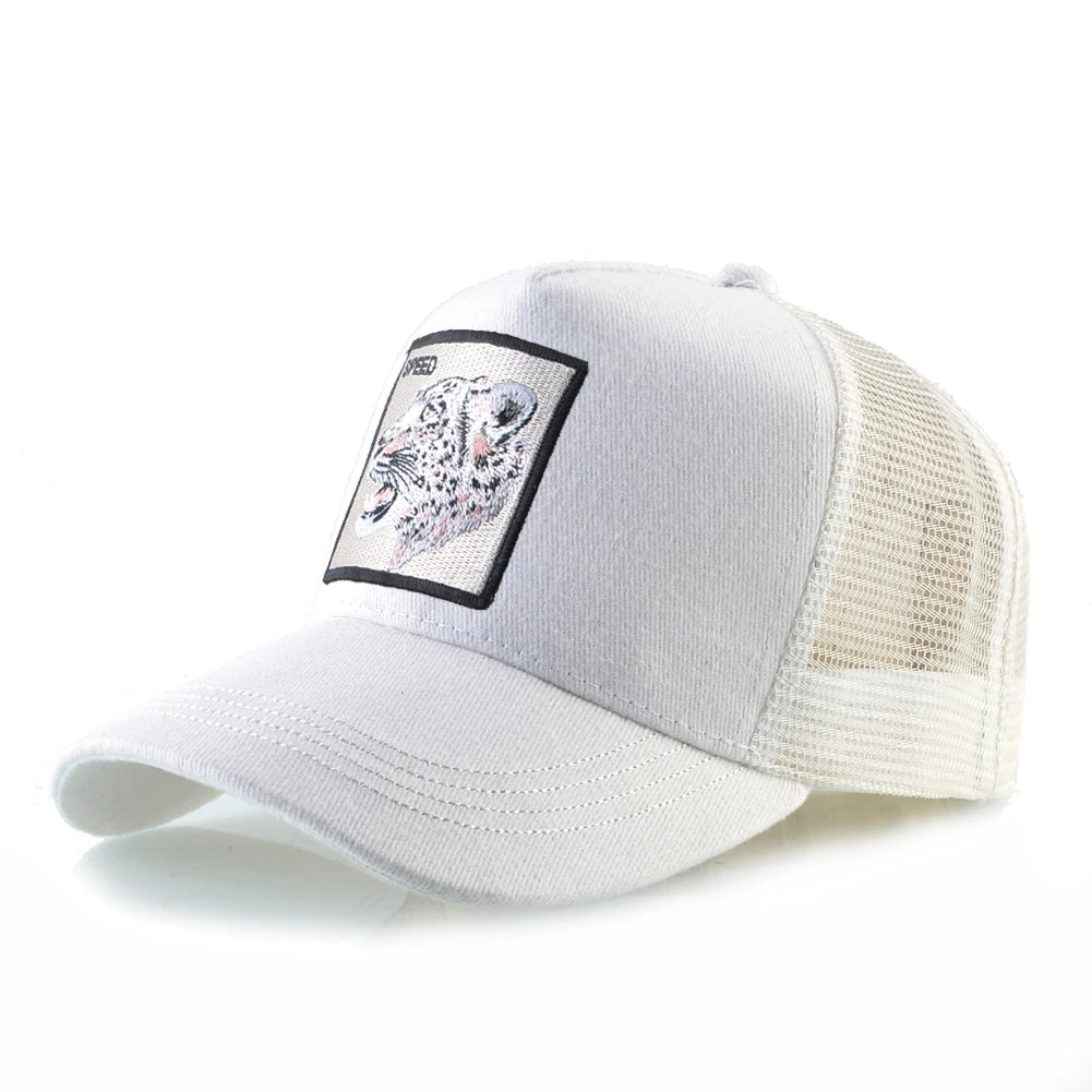 Fashion  With Embroidery Goat Patch Four Seasons Baseball Cap For Men Women
