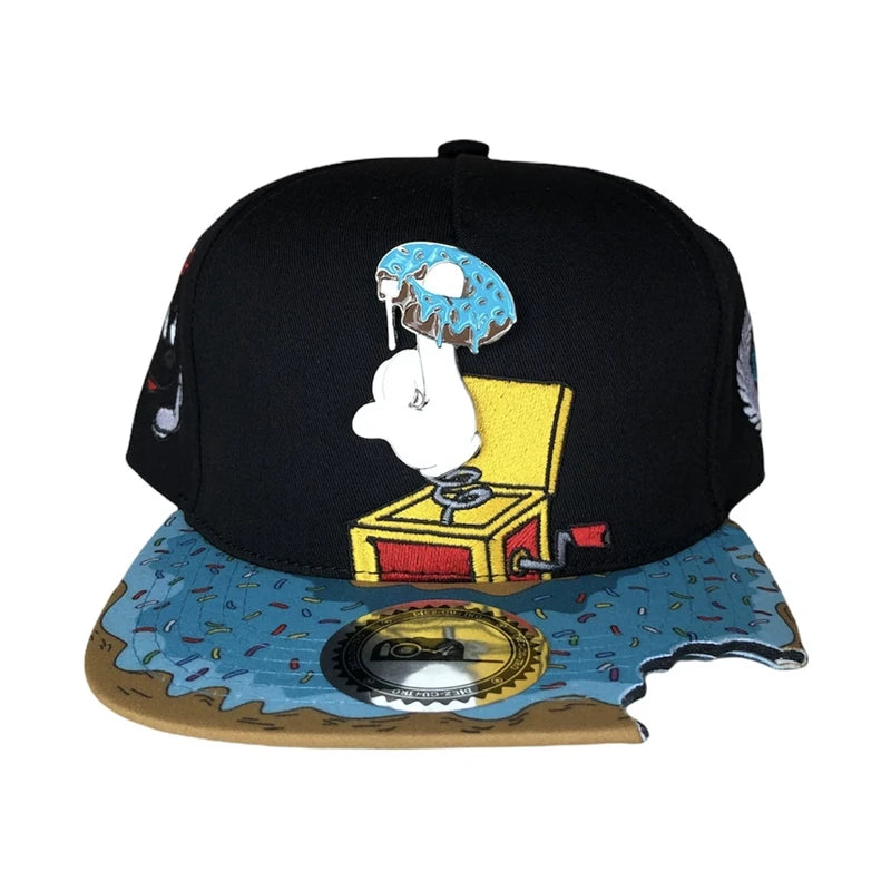 Fashio Brand Leather Cap Baseball Cap Letter Embroidery Hip Hop
