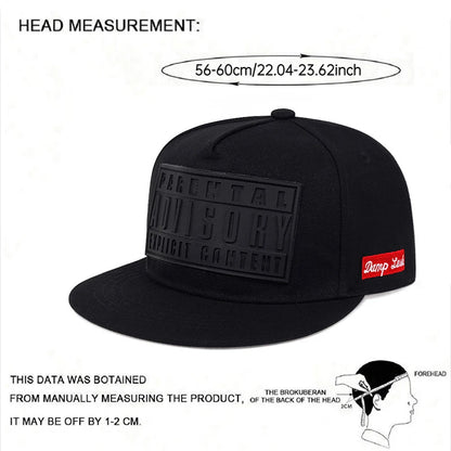 Outdoor Leisure Sunshade Hat Flat Edge Baseball Hat Unisex