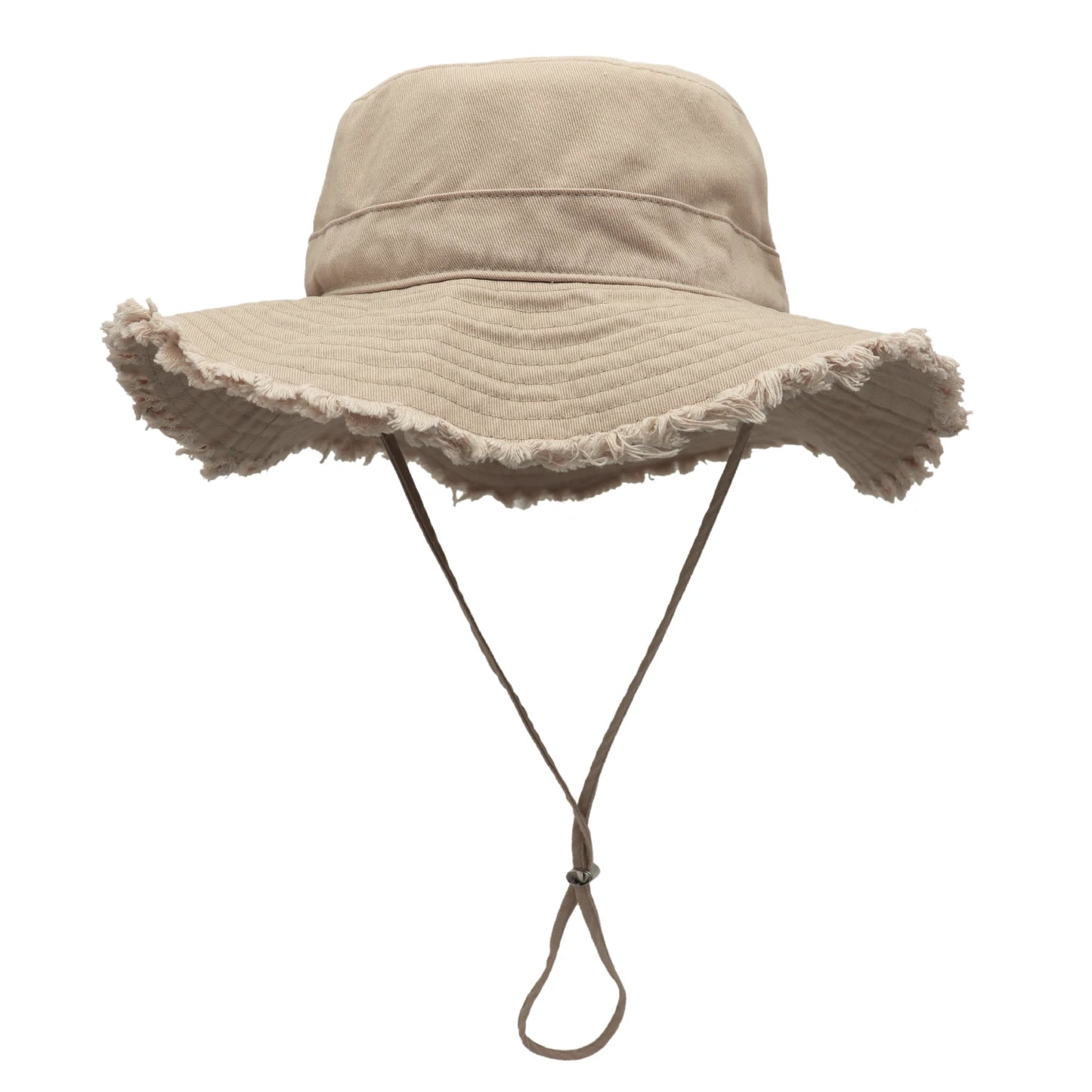 UPF50+ Cotton Wide Brim Sun Hat