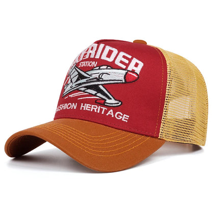 Creative Webhat Skyrider Airplane Street Dance Skateboarding Hip Hop Hat Baseball Hat