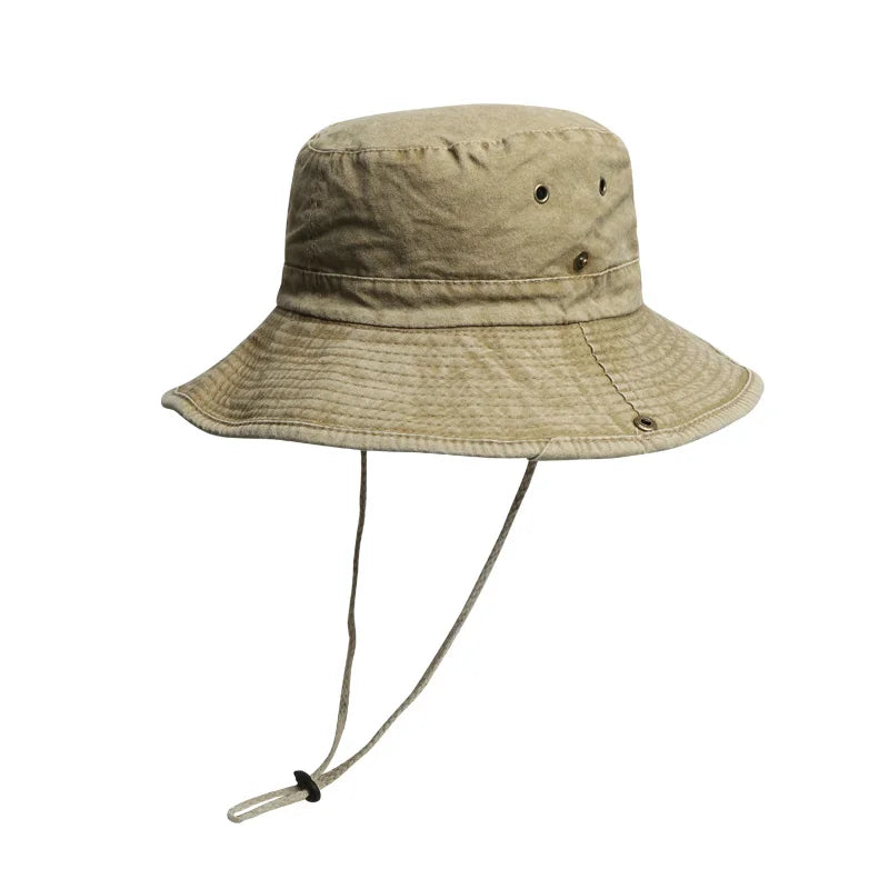 Japanese Outdoor Western Cowboy Bucket Hats Men's