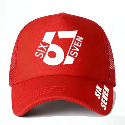 1/2PC Six Seven 67 Digital Mesh Hat