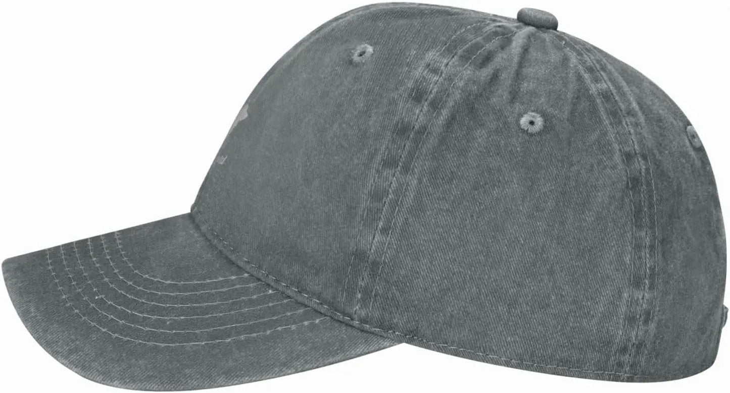 Basset Hound Dog Silhouette Cotton Baseball Cap Casual Outdoor