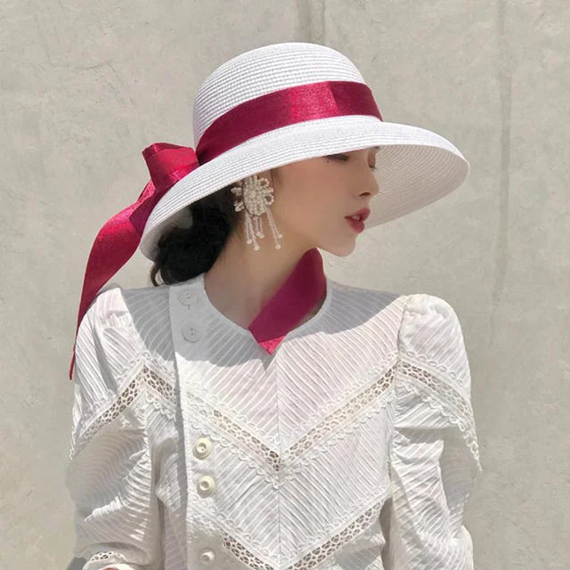 Summer Hat New Female Sun Hat Folding Beach Hat