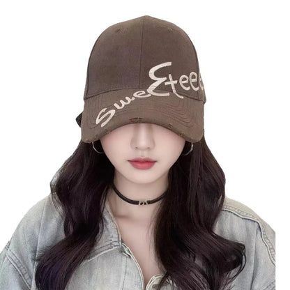 New Outdoor Sports Baseball Cap Wide Brim Showing Face Small