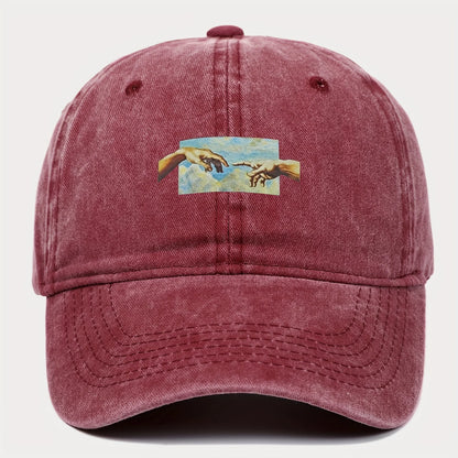 Vintage Printed Baseball Cap, Vintage and Versatile for Both Men and Women