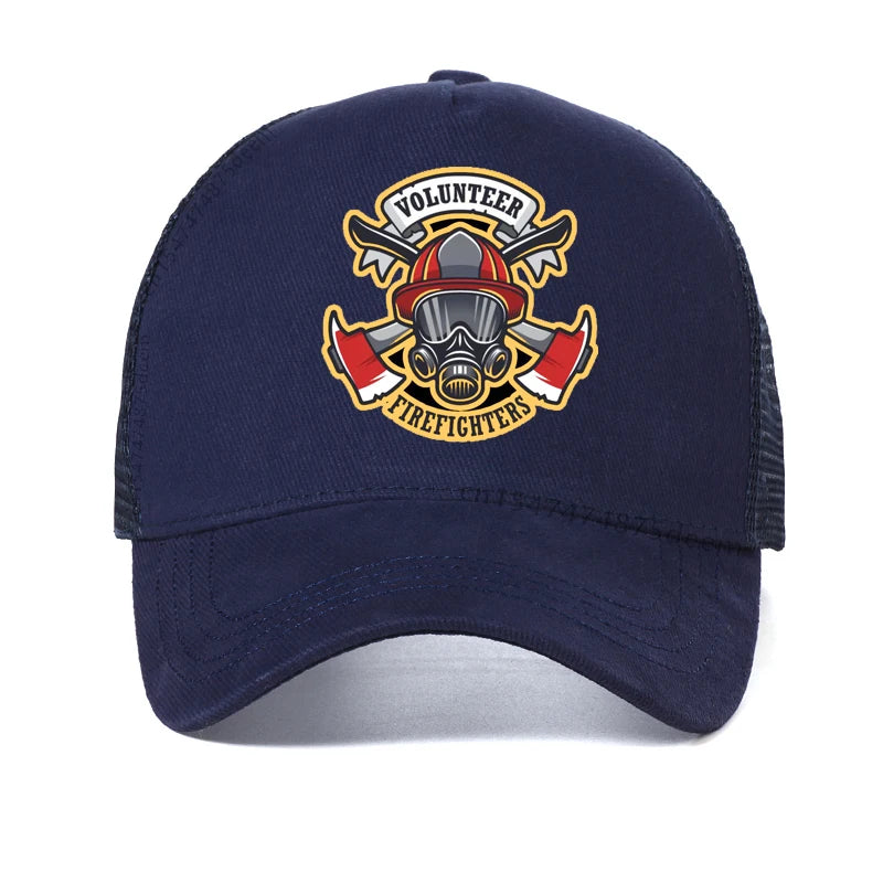 Firefighter Volunteer Baseball Cap Mans