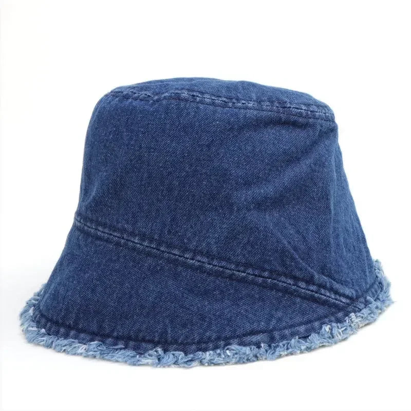 Winter Cotton Solid Warm Bucket Hat Fisherman Hat