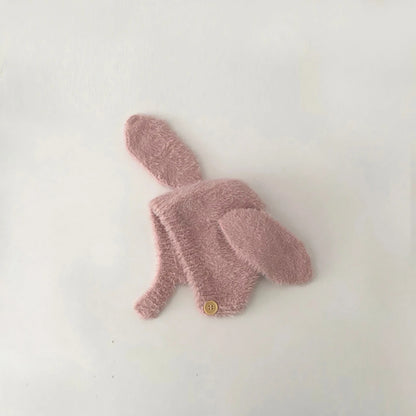 Winter Baby Earflap Hat Cute Rabbit Ear Plush Infant Boy Girl Cap