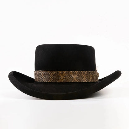 Top Sheep Felt Hat Men And Women Solid Color Sheep Felt Hat