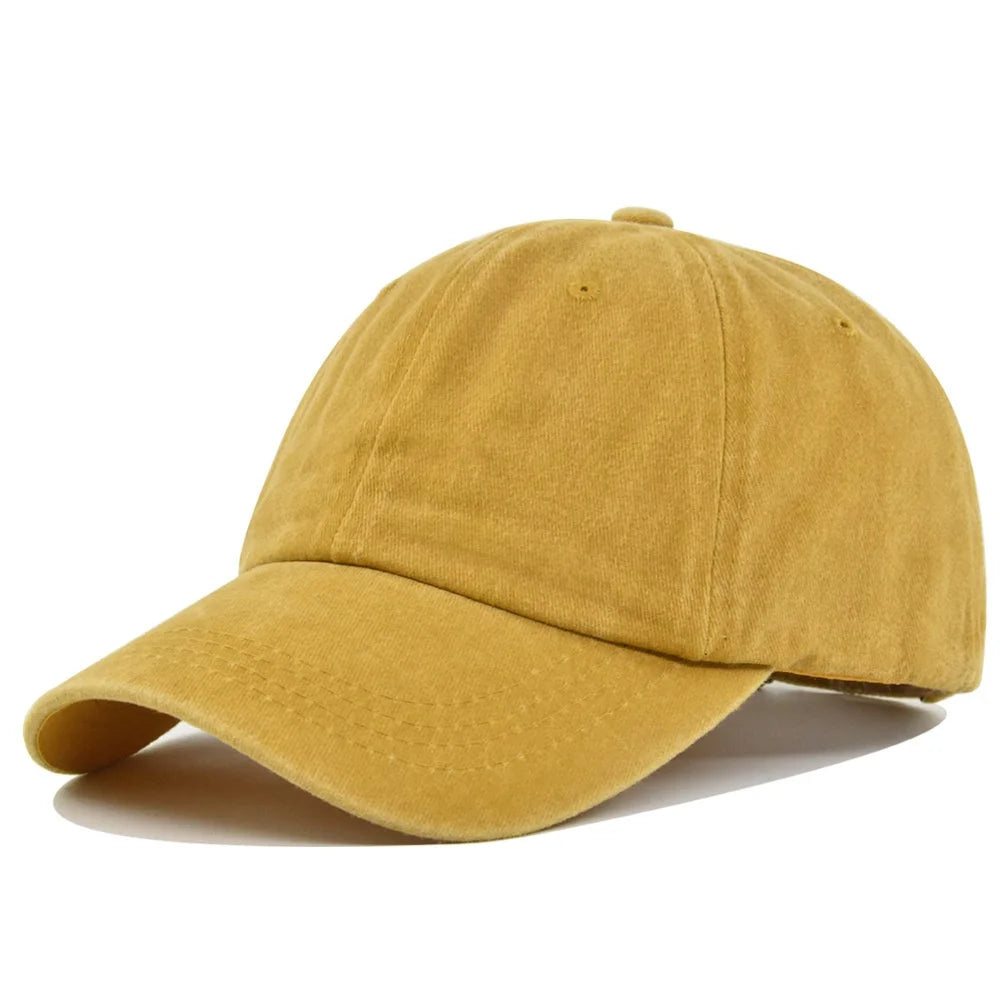 Unisex Baseball Cap Washed Hat Men Women