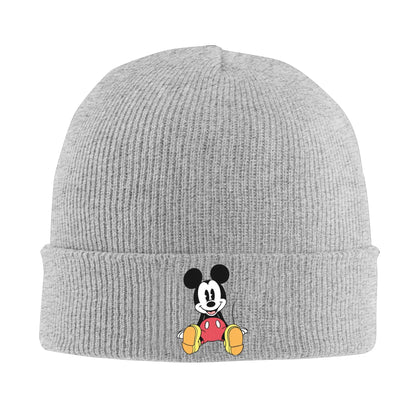 Minnie Mouse Mickey Knitted Caps For Women Men Beanie Winter Hats