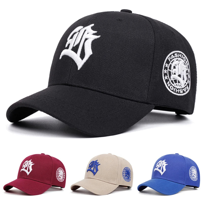 2026 New Hip Hop Hat Gothic Letter Embroidered Skateboarding Hat