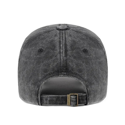 Baseball Cap Korean Washed Cotton Soft Top Hat Four Seasons