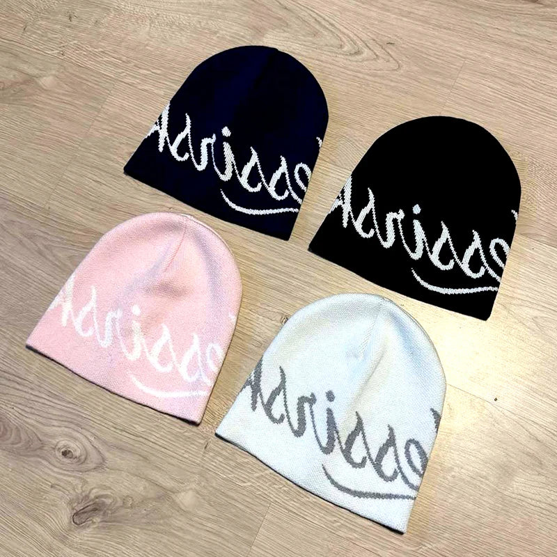 Spring New Product Y2K Letter Pattern Knitted Hat