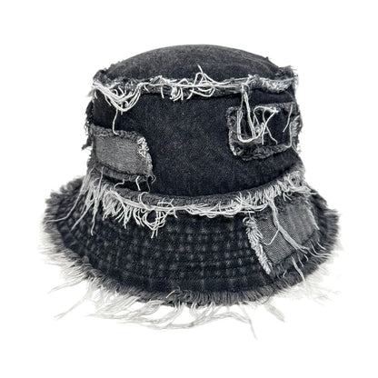New Autumn Washed Denim Bucket Hat For Women