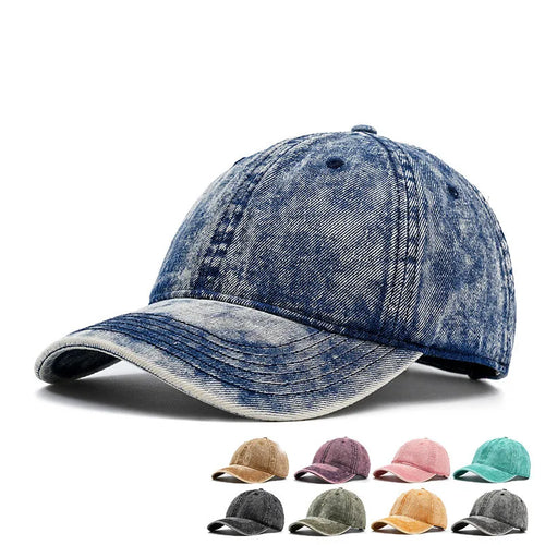 Four Seasons Denim Solid Casquette Baseball Cap