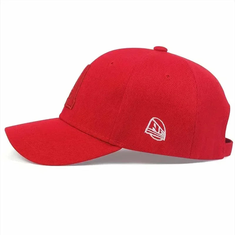 Unisex A Letter Embroidery Baseball Caps