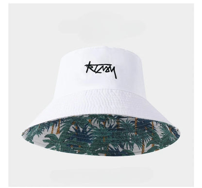 Summer Big Head Letter Bucket Hat For Men Women Korean Fisherman Hat
