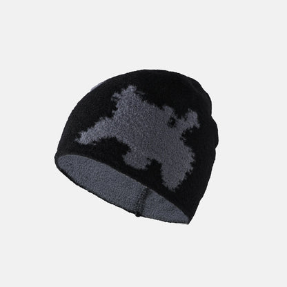 Women Hat Beanie Knitting Letter Graphic Winter