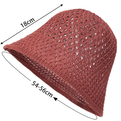 Summer Knitted Breathable Sun Protection And Sunshade Hat
