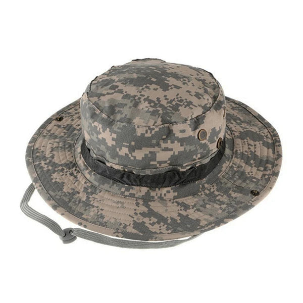 Camouflage Tactical Boonie Hats Camping Climbing Bucket Sniper Hat Men