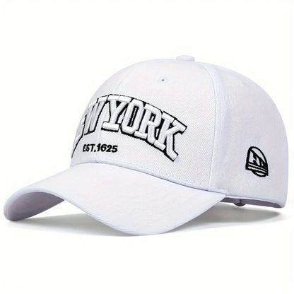 New York Letter Embroidery Baseball Caps Autumn Outdoor Adjustable Casual Hats Sunscreen Hat