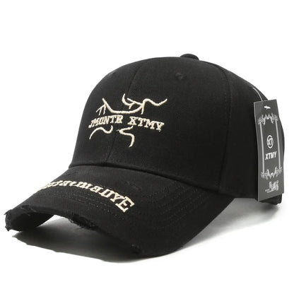 Korean Style Structured Baseball Cap Hard Crown Unisex Summer
