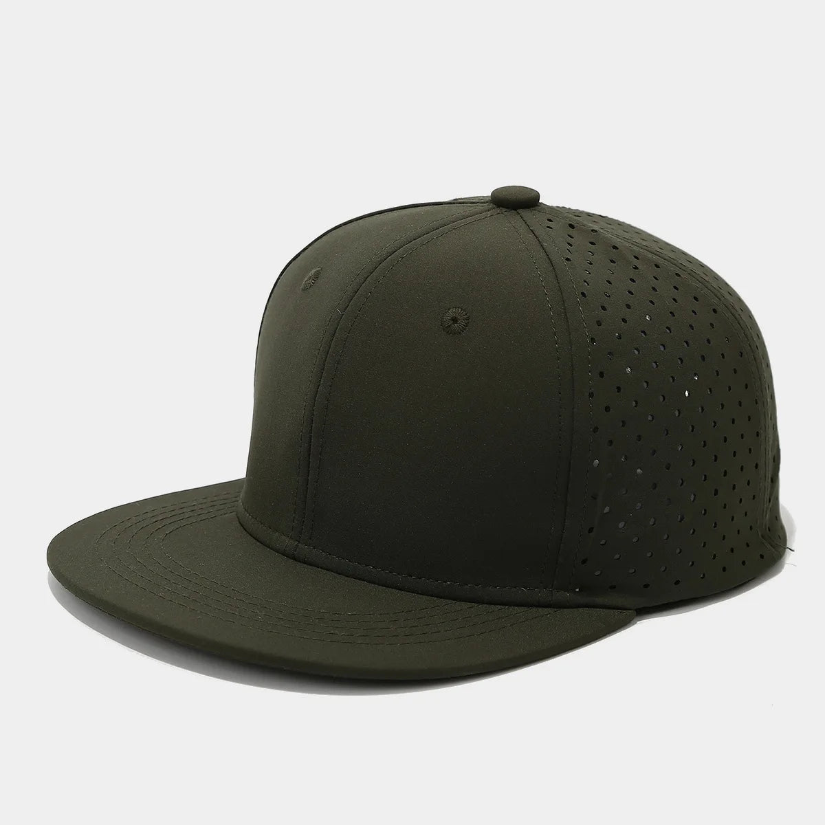 Full Closed Flat Brim Snapback Cap Unisex Hip Hop Men Women