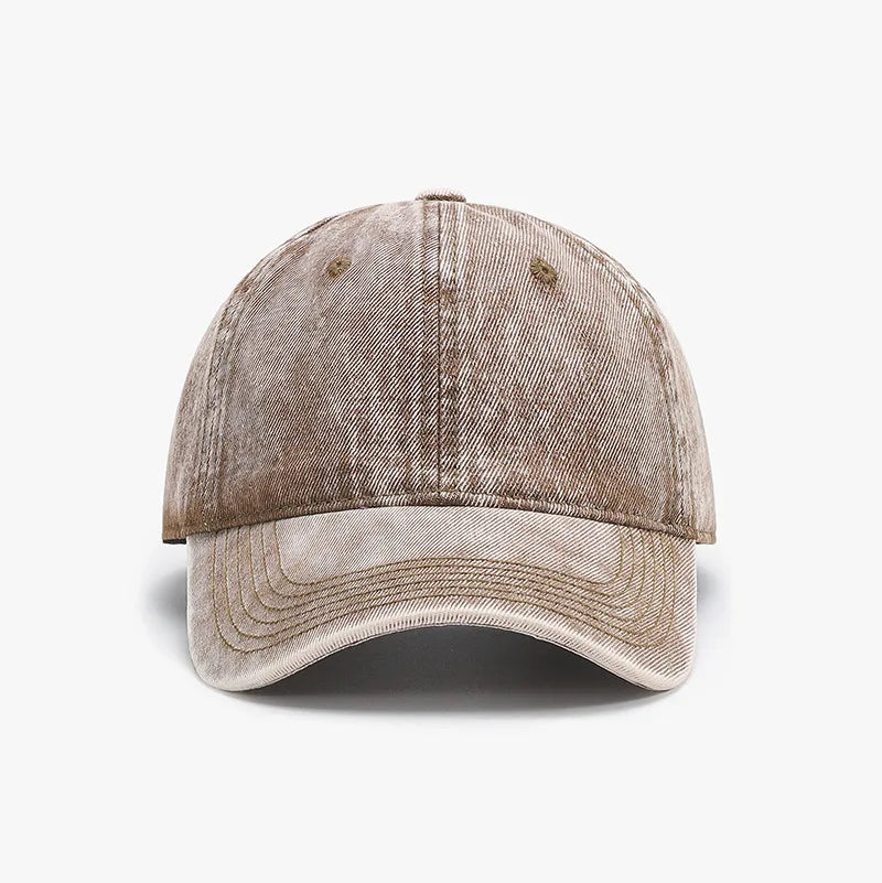 Washed Baseball Cap, Dad Cap, Unisex Outdoor Cap