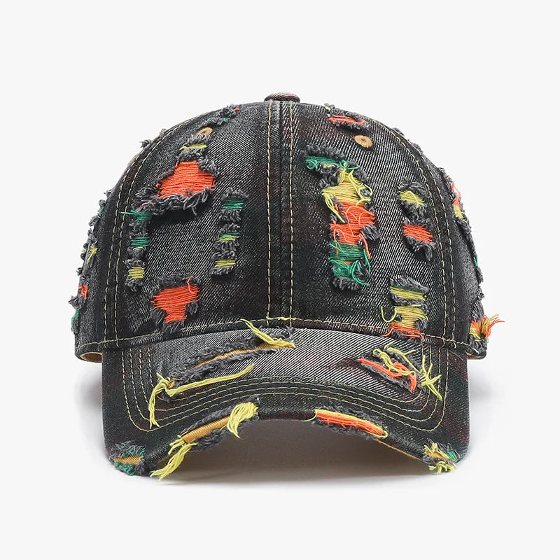 Cross-Border Hole Retro Hole Baseball Hat