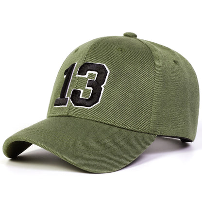 Unisex 13 Embroidery Baseball Caps Spring Autumn