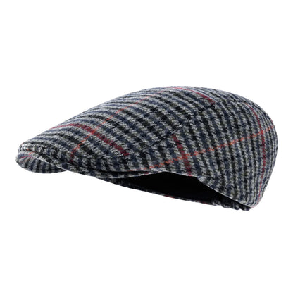 Men's Flat Cap Wool Tweed Driving Irish Gatsby Cabbie Golf Vintage Newsboy Hat