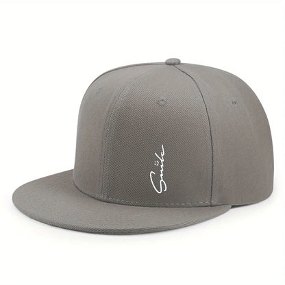 Lettered Smiley Face Print Stylish Baseball Cap
