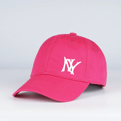 NY Letter Print Soft-Peak Baseball Cap