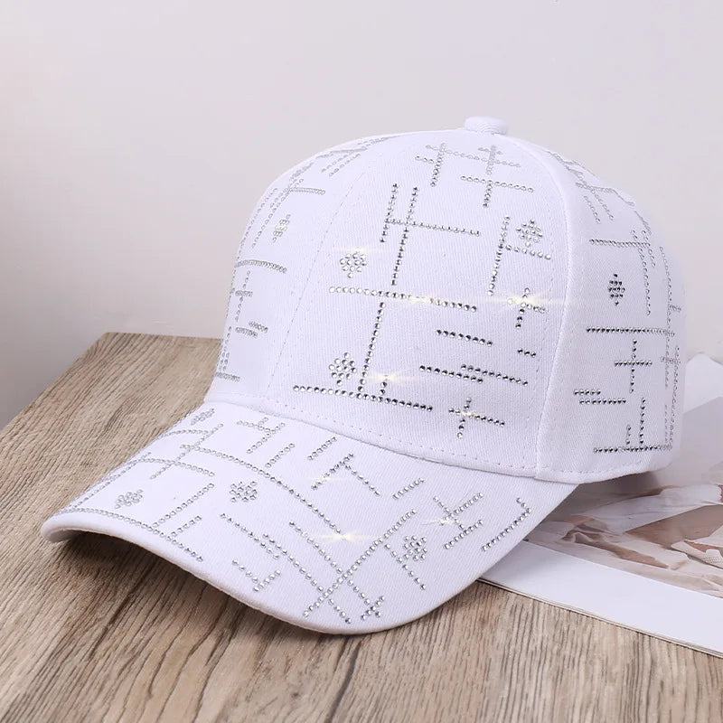 Spring/Summer New Water Diamond Casual Versatile Fashion Baseball Hat