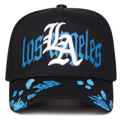 Unisex Gothic LA Los Angeles Embroidery Baseball Caps Spring Autumn Sports Cap