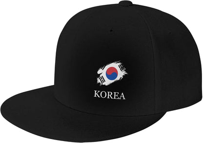 Brush Korean Korea Flag Snapback Hats For Men Women Baseball Cap Sports Adjustable Flat Bill Trucker